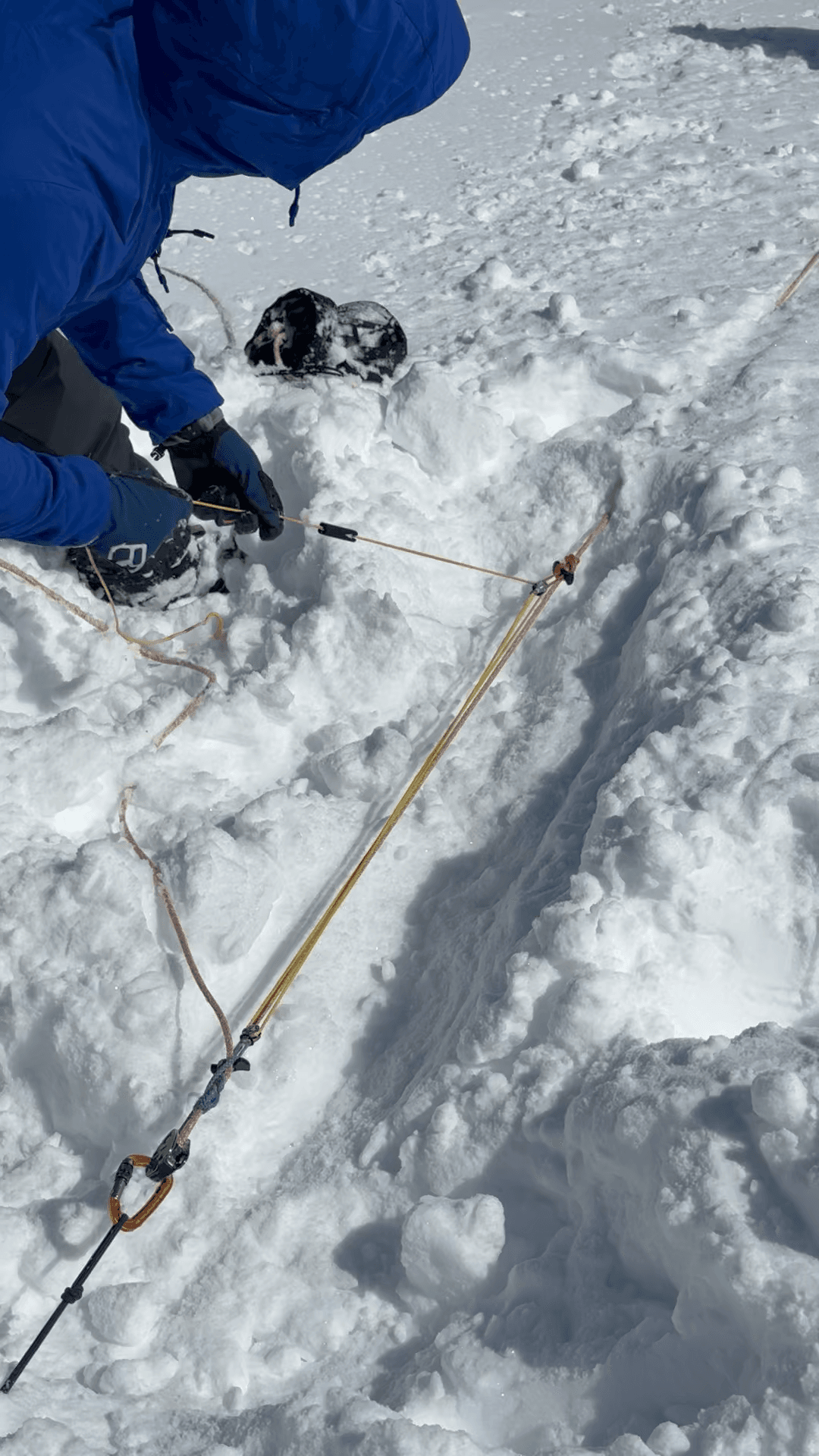 Crevasta Kit — in use